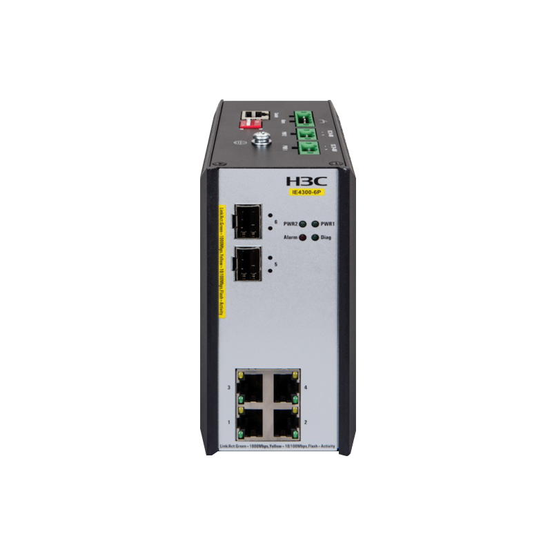 H3C IE4300-6P 4电+2个上行千兆光口工业交换机